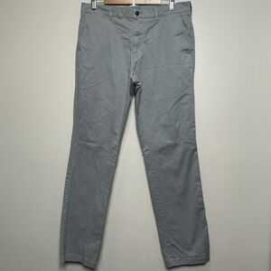 Duck Head Classic Fit Gold School Chino Pants Men's 35x34 Gray